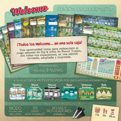 Welcome Edición Coleccionista (incl. 11 expansiones) - Imagen 2