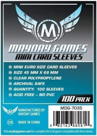 Mini Euro Card Sleeve 45 MM X 68 MM