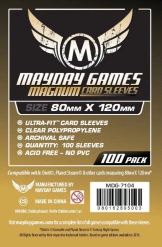 Magnum Gold Sleeve: 80 MM X 120 MM