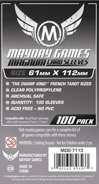Magnum Platinum Card Sleeve: 61 X 112 MM