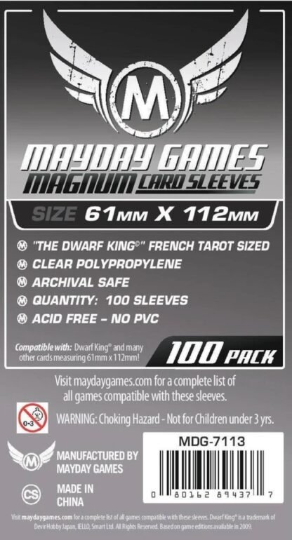 Magnum Platinum Card Sleeve: 61 X 112 MM