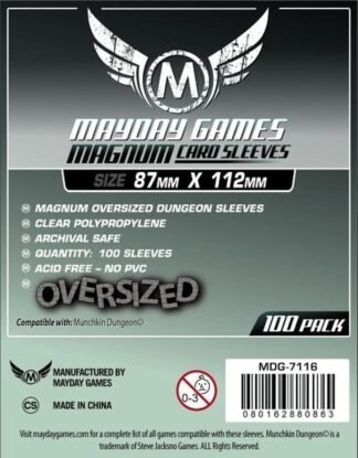 Magnum Oversized Dungeon Sleeves: 87 X 112 MM