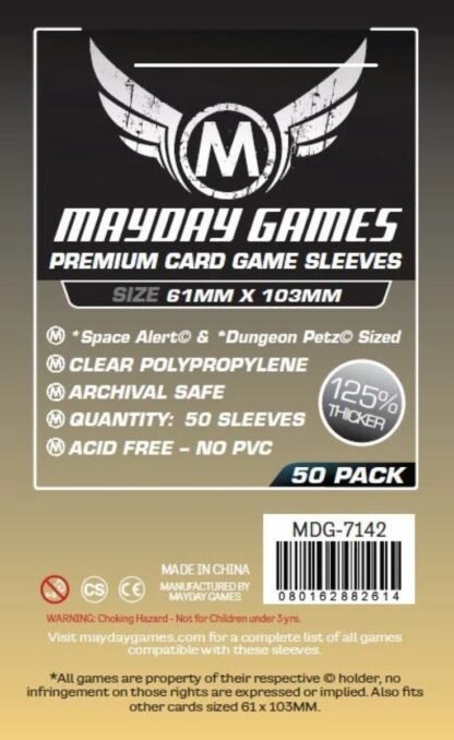 Premium Space Card Sleeve: 61 X 103 MM