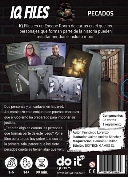 IQ FILES - Pecados (escape room) - Imagen 2