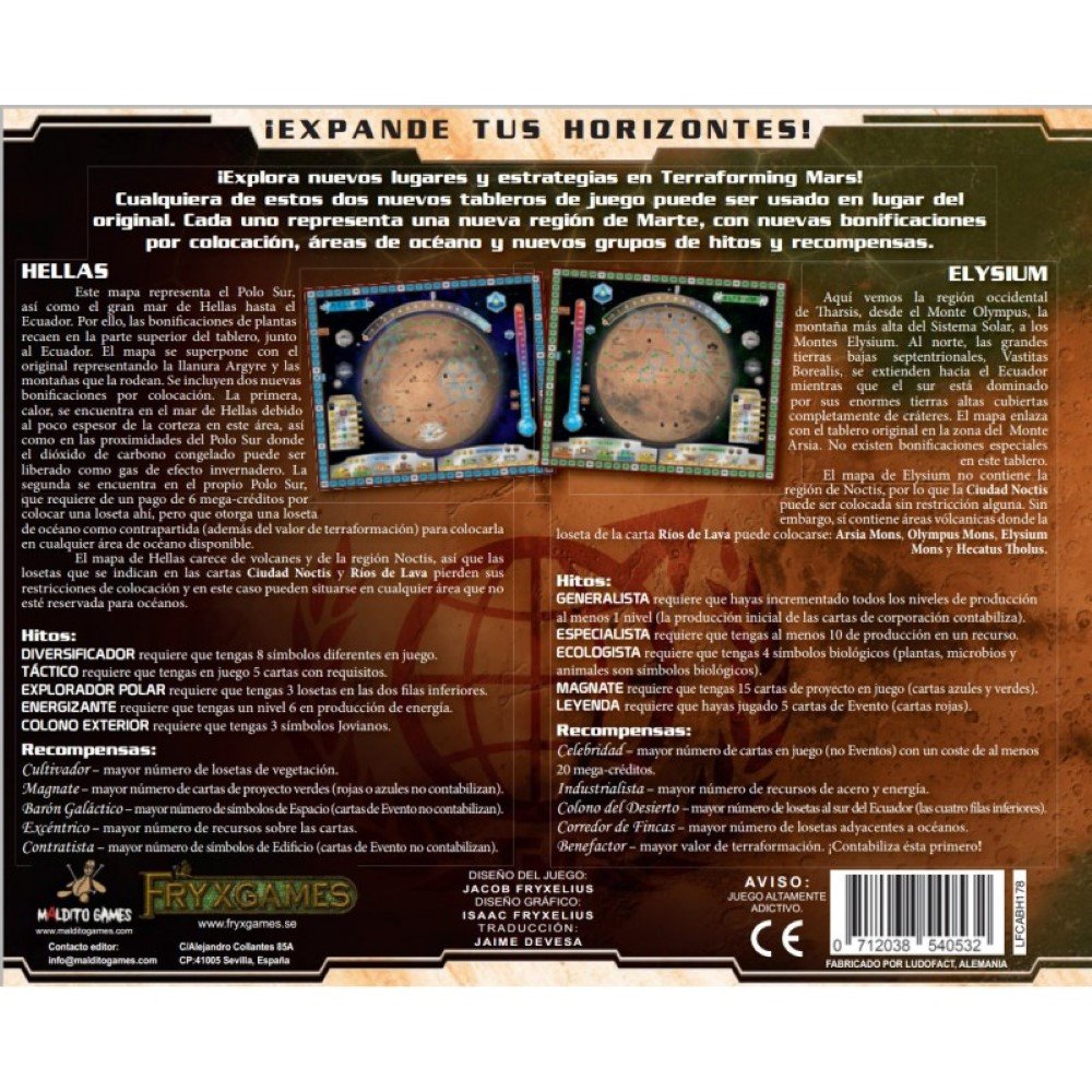 Terraforming Mars - Espansione Hellas & Elysium (Versione Italiana) - DV Giochi