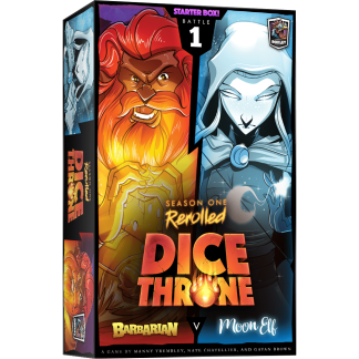 Dice Throne 1 Bárbaro vs Elfa lunar