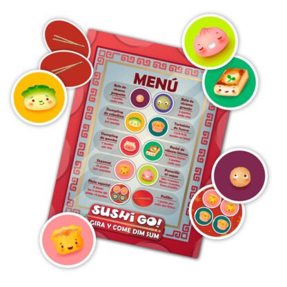 PRE-VENTA Sushi Go Gira y Come Dim Sum - Imagen 3