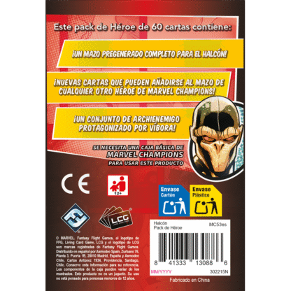 PRE-VENTA Falcon Marvel Champions Pack de Héroe - Imagen 3