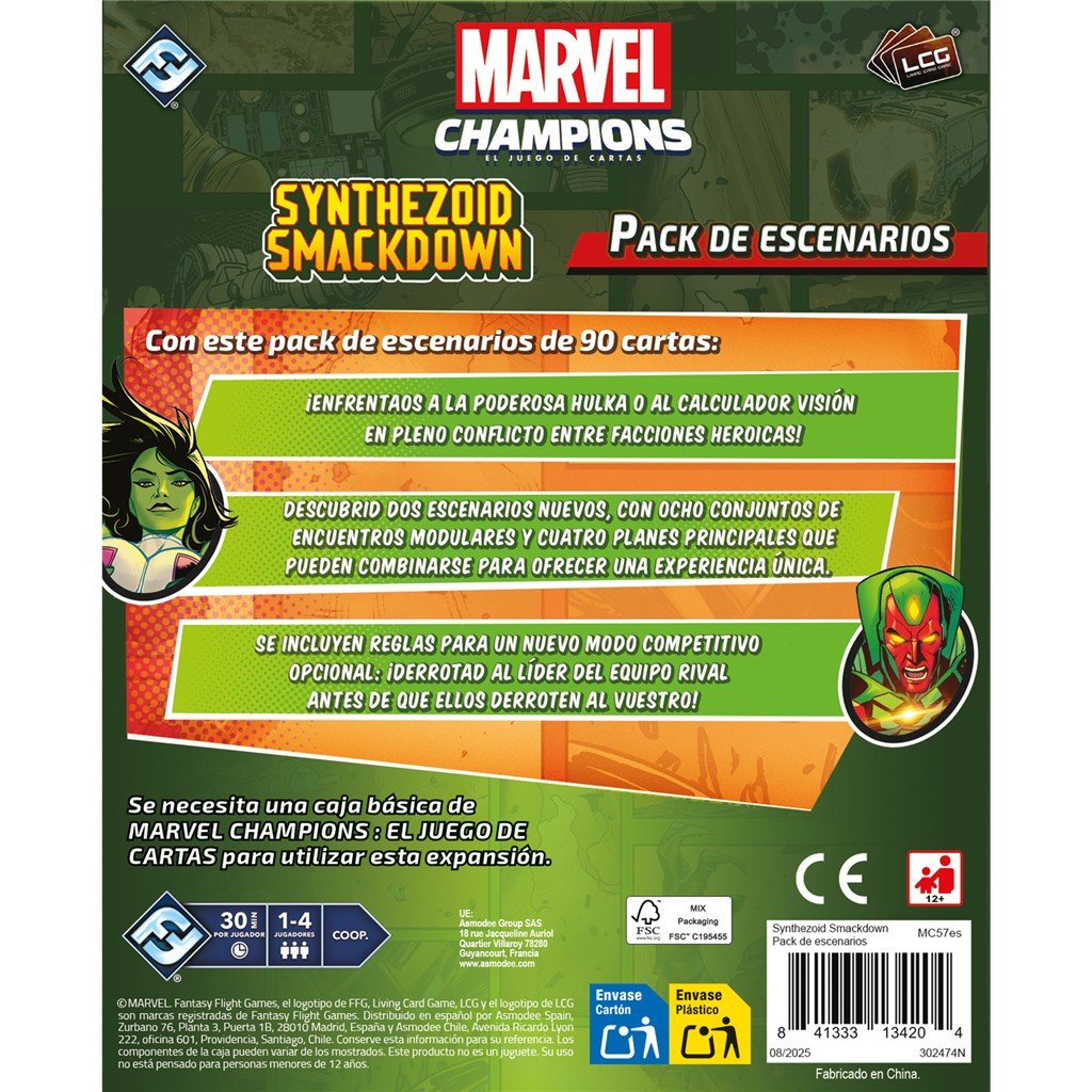 Synthezoid Smackdown - Marvel Champions Pack de Escenario - Imagen 2